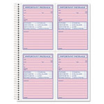 TOPS Telephone Message Book, Fax/Mobile Section, Two-Part Carbonless, 5.5 x 3.88, 4/Page, 200 Forms orginal image