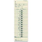 TOPS Time Clock Cards, Replacement for 10-100312/1950-9301/K14-36981D, One Side, 3.5 x 10.5, 500/Box orginal image