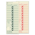 TOPS Time Clock Cards, Replacement for CH-107-2, Two Sides, 3.5 x 9, 500/Box orginal image