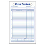 TOPS Weekly Employee Time Cards, One Side, 4.25 x 6.75, 100/Pack orginal image