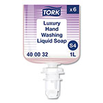 Tork Luxury Liquid Soap, Soft Rose Scent, 1L Refill, 6/Carton orginal image