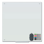 U Brands Magnetic Glass Dry Erase Board Value Pack, 36 x 36, White orginal image