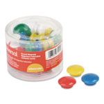 Universal Assorted Magnets, Circles, Assorted Colors, 0.63