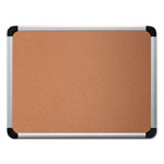 Universal Cork Board with Aluminum Frame, 36 x 24, Natural Surface orginal image