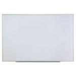 Universal Deluxe Melamine Dry Erase Board, 72 x 48, Melamine White Surface, Silver Anodized Aluminum Frame orginal image