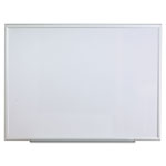 Universal Deluxe Melamine Dry Erase Board, 48 x 36, Melamine White Surface, Silver Aluminum Frame orginal image