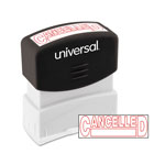 Universal Message Stamp, CANCELLED, Pre-Inked One-Color, Red orginal image