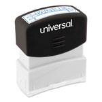 Universal Message Stamp, E-MAILED, Pre-Inked One-Color, Blue orginal image