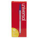 Universal Ballpoint Pen, Stick, Medium 1 mm, Blue Ink, Gray Barrel, Dozen orginal image