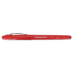 Universal Porous Point Pen, Stick, Medium 0.7 mm, Red Ink, Red Barrel, Dozen orginal image