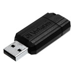 Verbatim PinStripe USB Flash Drive, 32 GB, Black orginal image