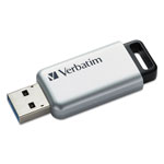 Verbatim Store 'n' Go Secure Pro USB Flash Drive with AES 256 Encryption, 16 GB, Silver orginal image