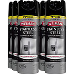 Weiman Products Stainless Steel Cleaner/Polish - Aerosol - 17 oz (1.06 lb) - 6 / Carton orginal image