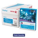 Xerox Vitality Multipurpose Print Paper, 92 Bright, 20lb, 8.5 x 11, White, 500 Sheets/Ream, 10 Reams/Carton, 40 Cartons/Pallet orginal image