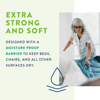 Prevail® Total Care™ Disposable Underpad 30 X 30 Inch Polyester Heavy Absorbency (1206476_CS)