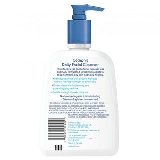Cetaphil® Daily Facial Cleanser Facial Cleanser Liquid 16 oz. Pump Bottle Unscented (1208026_EA)