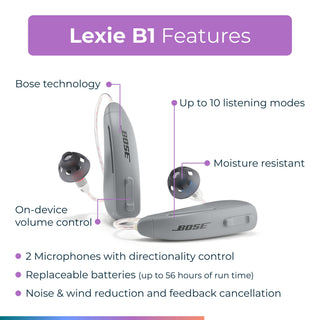 Lexie B1 Powered by Bose OTC Hearing Aid Lexie B1 Powered by Bose (1256642_EA)