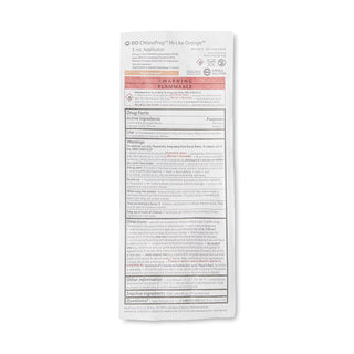 ChloraPrep™ Hi-Lite Orange™ Skin Prep Solution 3 mL Foam Applicator 2% / 70% Strength CHG (Chlorhexidine Gluconate) / Isopropyl Alcohol Sterile (1189867_CS)