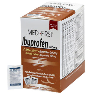 Medi-First® Pain Relief 200 mg Strength Ibuprofen Tablet 250 per Box (688121_BX)