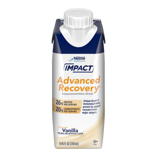 Impact Advanced Recovery® Oral Supplement Vanilla Flavor Liquid 8.45 oz. Reclosable Carton (1196661_CS)