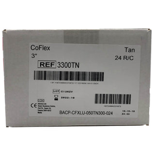 CoFlex® Cohesive Bandage 3 Inch X 5 Yard Self-Adherent Closure Tan NonSterile 14 lbs. Tensile Strength (328494_EA)