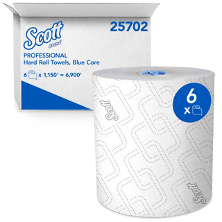 Scott® MOD Blue Paper Towel Hardwound Roll 7-1/2 Inch X 1150 Foot (1031758_CS)