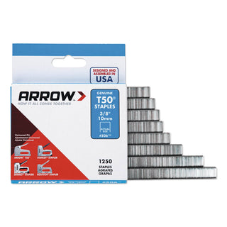 Arrow Fastener T50® Type Staple, #508™, 1/2 in L x 3/8 in W, 1,250/PK (091-50824)