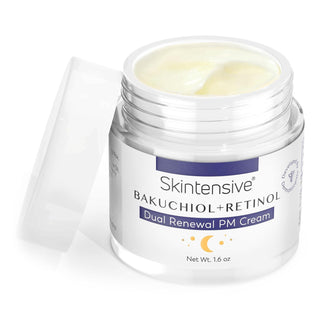 Skintensive® Bakuchiol + Retinol Dual Renewal PM Cream Facial Moisturizer 1.6 oz. Jar Unscented Cream (1267986_EA)