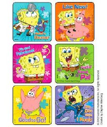 Disney® 75 per Pack SpongeBob - Doctor Visit Medical Sticker 2-1/2 Inch (803583_EA)