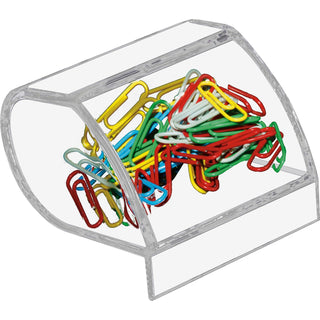 Kantek Clear Acrylic Paper Clip Holder (KTKAD40)