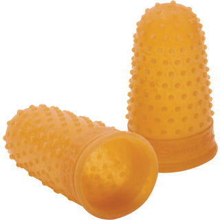 Swingline® Rubber Finger Tips, 11 (Small), Amber, Dozen (SWI54031)