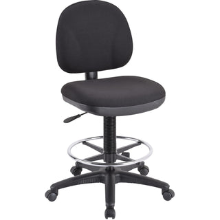 Lorell Adjustable Multi Task Stool, 23 1/2&quot; WX24 1/2&quot; DX38&quot; 48&quot; H, Black (LLR80008)