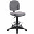 Lorell Adjustable Multi Task Stool, 23 1/2&quot; WX24 1/2&quot; DX38&quot; 48&quot; H, Gray (LLR80009)