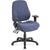 Lorell Adjustable Highback Chair, 26 7/8&quot; WX28&quot; DX40 1/2 44&quot; H, Blue (LLR81101)