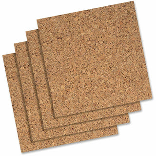 Quartet® Cork Tiles for Bulletin Boards, 12&quot; x 12&quot; (QRT102Q)