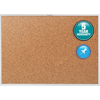 Quartet® Classic Series Cork Bulletin Board, 72 x 48, Silver Aluminum Frame (QRT2307)
