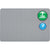 Quartet® Oval Office Frameless Fabric Bulletin Board, 48w x 36h, Light Blue (QRT7684BE)