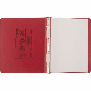 ACCO PRESSTEX Covers with Storage Hooks, 2 Posts, 6" Capacity, 11 x 8.5, Executive Red (ACC54129)