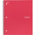 Five Star® Wirebound Notebook, 1 Subject, Legal Rule, 10 1/2 x 8, 100 Sheets, Red (MEA72017)