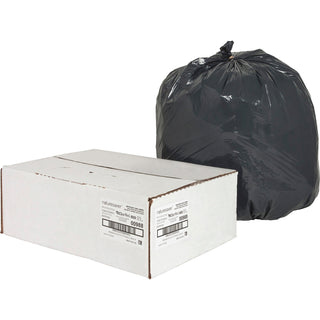 Nature Saver Recycled Black Trash Bags, 16 Gallon, Box of 500 (NAT00988)
