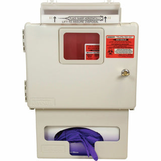 Covidien Sharps Container System, Locking, Glovebox, Wall Mount, 5 Qt. (CVDSSGB10056H)