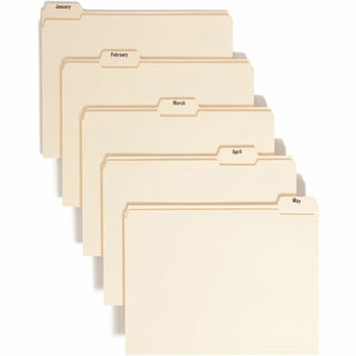 Smead™ 1/5 Cut Index Tabs, Manila (SMD11765)