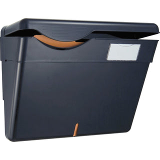 Officemate Hipaa Security Wall File, 10.25&quot; x 5.33&quot; x 13.75&quot;, Black (OIC21472)