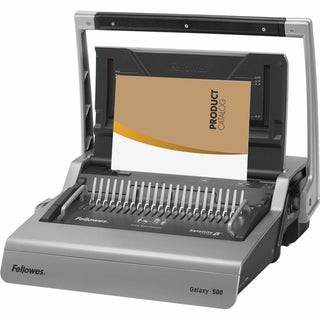 Fellowes® Galaxy 500 Manual Comb Binding System, 500 Sheets, 20 7/8 x 17 3/4 x 6 1/2, Gray (FEL5218201)