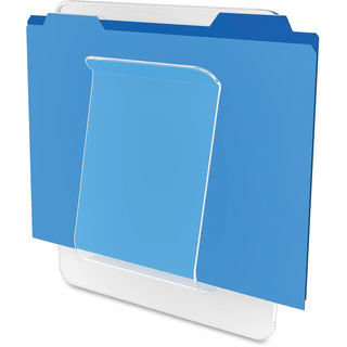 deflecto® File/Chart Holder, 1 Compartment, 10&quot;x2&quot;x10-1/2&quot;, Clear (DEF65501)