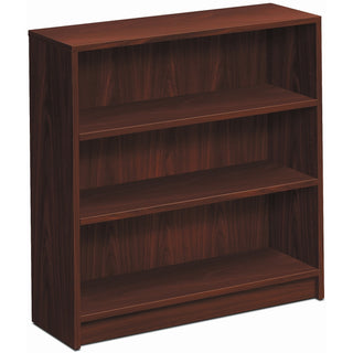 HON® 1870 Series Bookcase, Three Shelf, 36w x 11 1/2d x 36 1/8h, Mahogany (HON1872N)