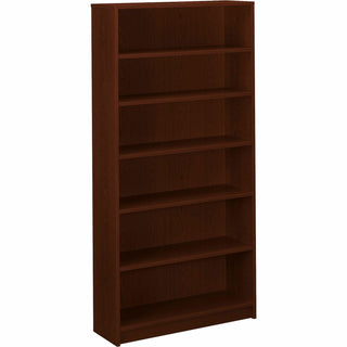 HON® 1870 Series Bookcase, Six Shelf, 36w x 11 1/2d x 72 5/8h, Mahogany (HON1876N)