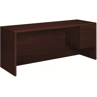HON® 10500 Series 3/4-Height Right Pedestal Credenza, 72w x 24d x 29.5h, Mahogany (HON10545RNN)