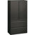 HON® 800-Series 2 Drawer Metal Lateral File Cabinet, 36" Wide, Dark Gray (HON885LSS)