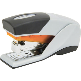 Swingline® Optima 25 Reduced Effort Compact Stapler, 25-Sheet Capacity, Gray/Orange (SWI66412)
